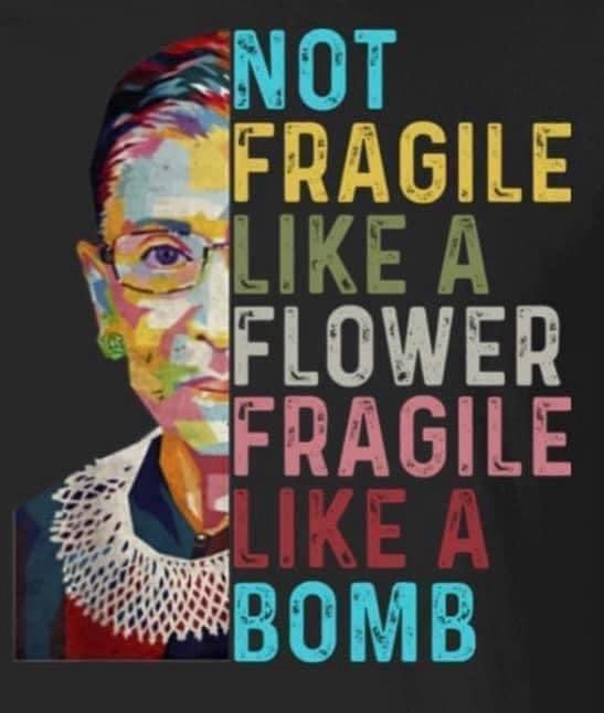 Boom…. RIP RBG