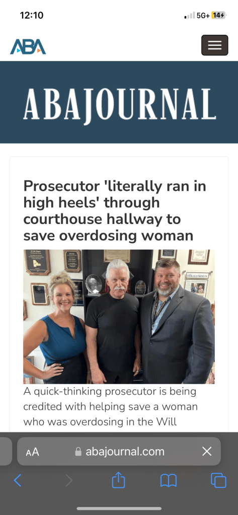 A week before I resigned…