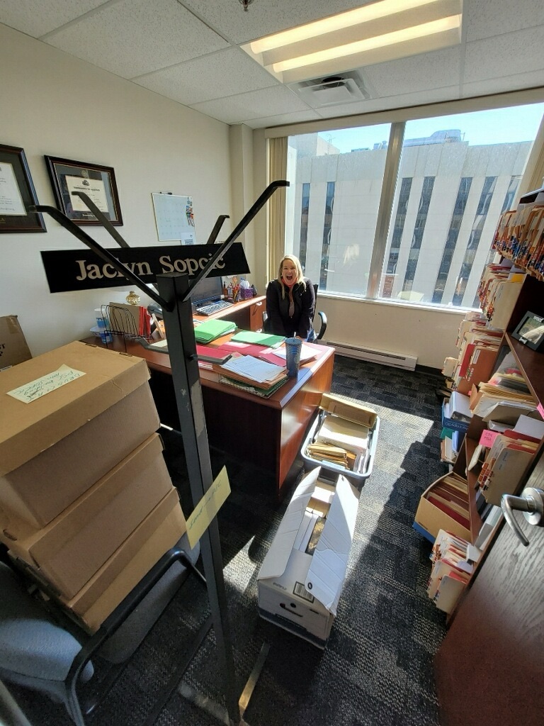 First time I was physically removed from my office 😆